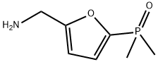 2-Furanmethanamine, 5-(dimethylphosphinyl)- Structure