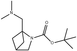 tert-butyl 1-[(dimethylamino)methyl]-2-azabicyclo[2.1.1]hexane-2-carboxylate Structure