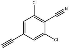 2,6-dichloro-4-ethynylbenzonitrile Structure