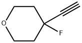 2H-Pyran, 4-ethynyl-4-fluorotetrahydro- Structure