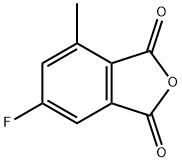 1,3-Isobenzofurandione, 6-fluoro-4-methyl- Structure