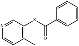 (4-methylpyridin-3-yl)sulfanyl](phenyl)methanone Structure