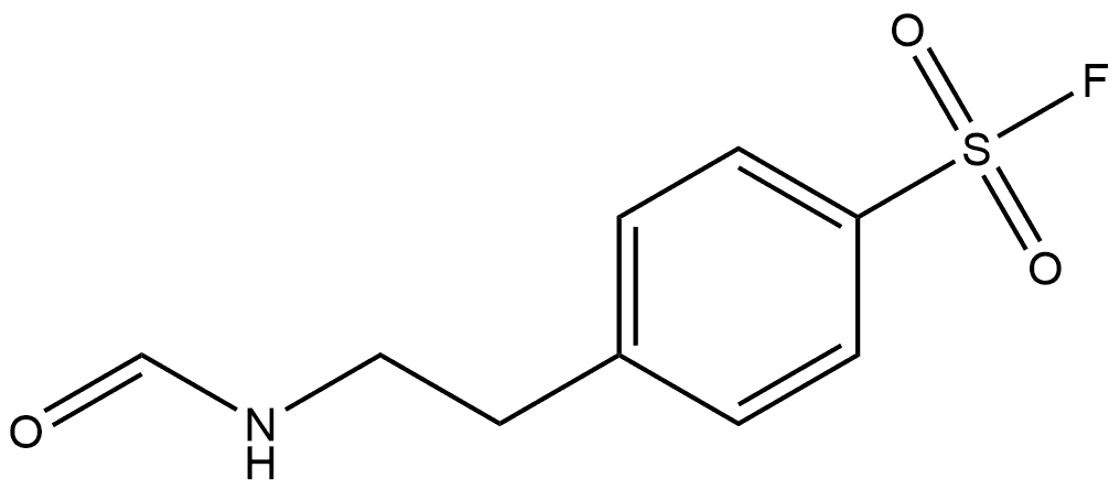 4-(2-formamidoethyl)benzenesulfonyl fluoride Structure