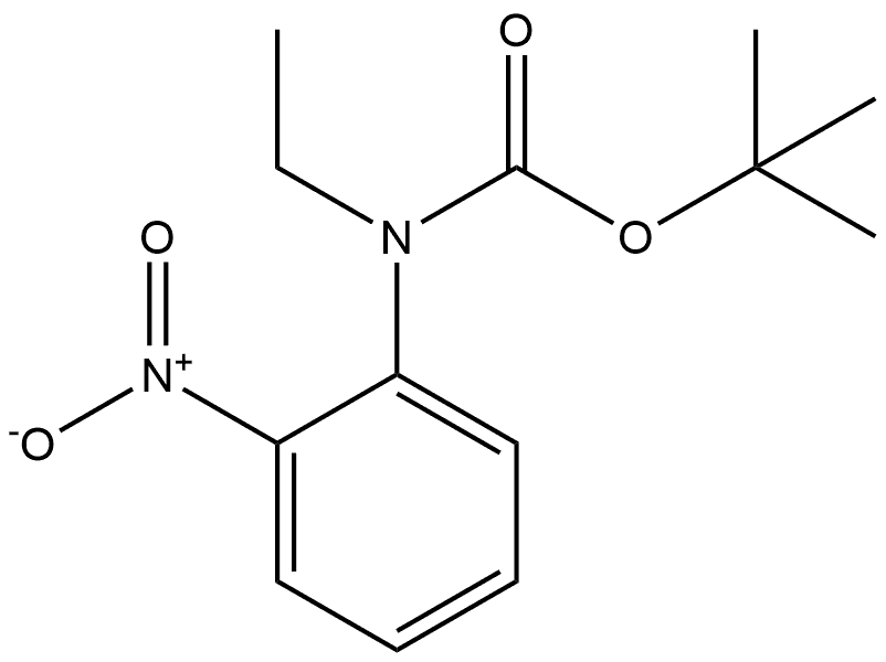 1,1-Dimethylethyl N-ethyl-N-(2-nitrophenyl)carbamate Structure