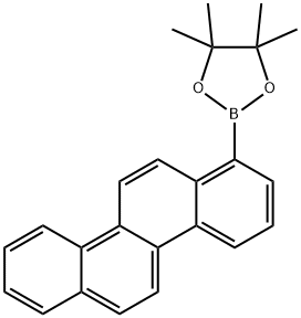 1,3,2-Dioxaborolane, 2-(1-chrysenyl)-4,4,5,5-tetramethyl- Structure