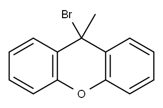 9H-Xanthene, 9-bromo-9-methyl- Structure