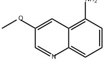 5-Quinolinamine, 3-methoxy- Structure