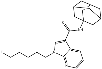 1-(5-Fluoropentyl)-N-tricyclo[3.3.1.13,7]dec-1-yl-1H-pyrrolo[2,3-b]pyridine-3-carboxamide Structure