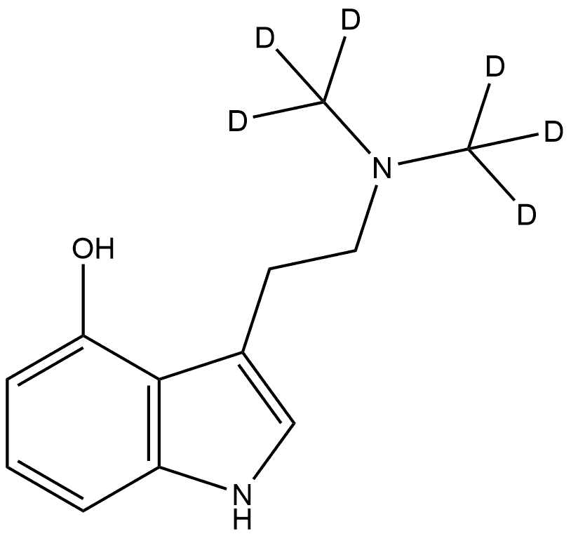 Psilocin-d6 Structure