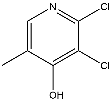 2,3-dichloro-5-methylpyridin-4-ol Structure