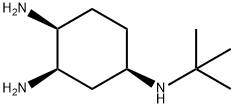 1,2,4-Cyclohexanetriamine, N4-(1,1-dimethylethyl)-, (1S,2R,4R)- Structure