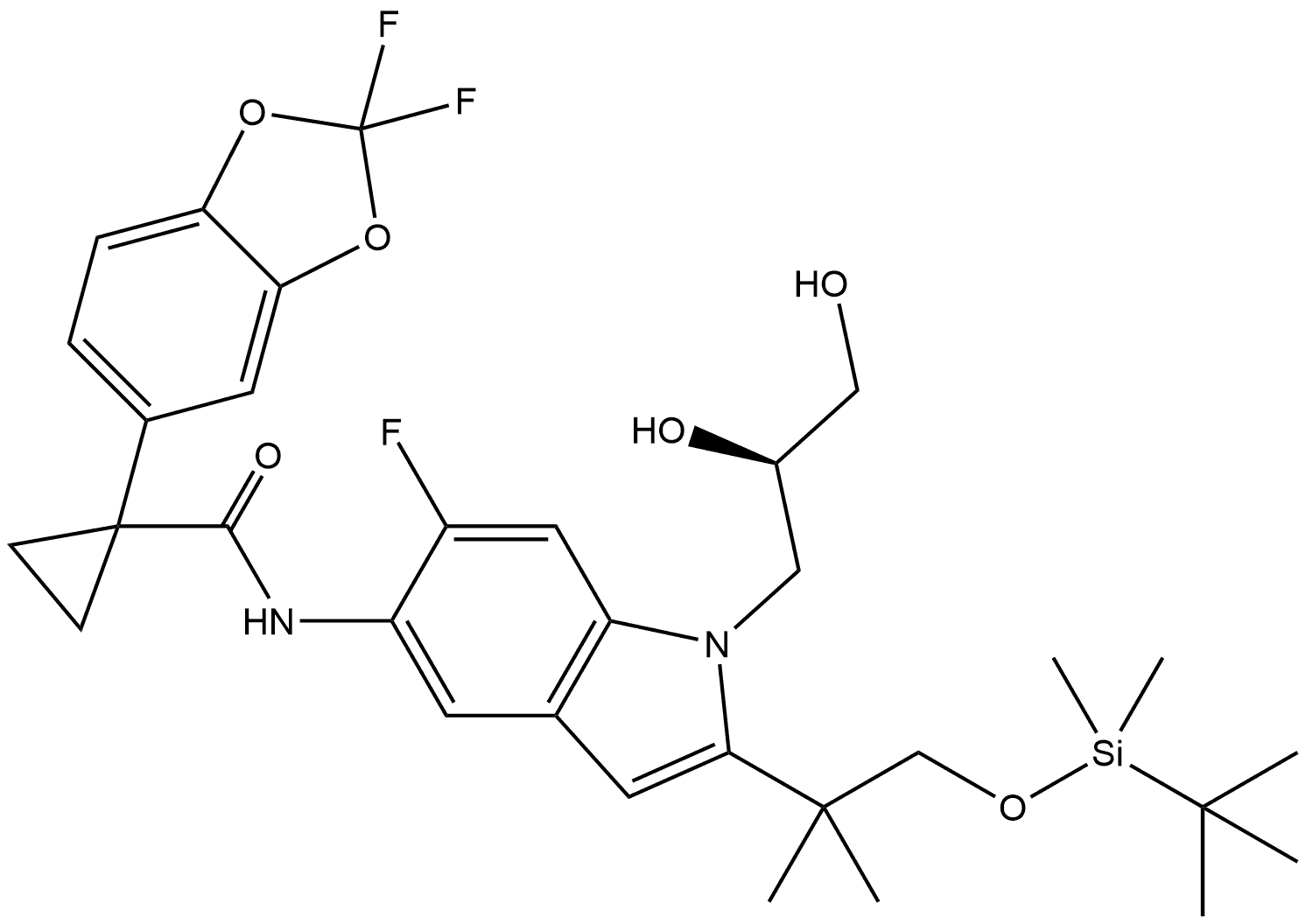 Tezacaftor Impurity 16 Structure