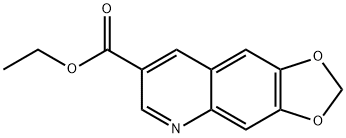 Ethyl [1,3]Dioxolo[4,5-g]quinoline-7-carboxylate 구조식 이미지