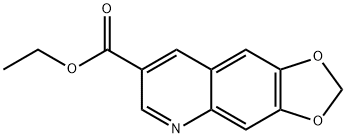 Ethyl [1,3]Dioxolo[4,5-g]quinoline-7-carboxylate Structure