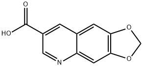 [1,3]Dioxolo[4,5-g]quinoline-7-carboxylic acid Structure