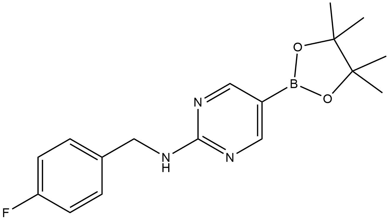 N-[(4-Fluorophenyl)methyl]-5-(4,4,5,5-tetramethyl-1,3,2-dioxaborolan-2-yl)-2-... Structure