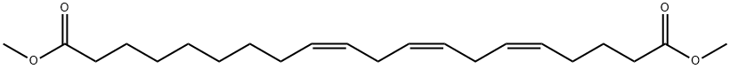 5,8,11-Eicosatrienedioic acid, 1,20-dimethyl ester, (5Z,8Z,11Z)- Structure