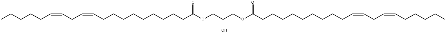 11,14-Eicosadienoic acid, 1,1'-(2-hydroxy-1,3-propanediyl) ester, (11Z,11'Z,14Z,14'Z)- Structure