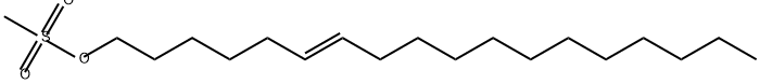 Petroselaidyl methane sulfonate Structure