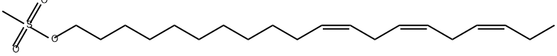 11,14,17-Eicosatrienyl methane sulfonate Structure