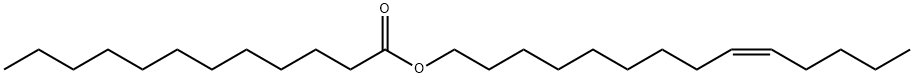 Dodecanoic acid, (9Z)-9-tetradecen-1-yl ester Structure