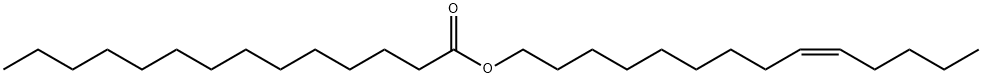 Tetradecanoic acid, (9Z)-9-tetradecen-1-yl ester Structure