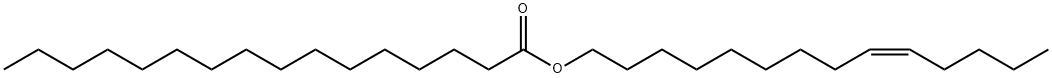 Hexadecanoic acid, (9Z)-9-tetradecen-1-yl ester Structure