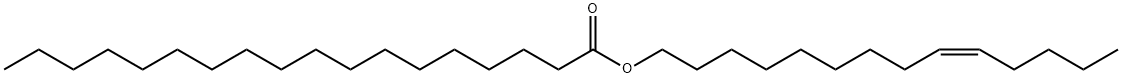 Octadecanoic acid, (9Z)-9-tetradecen-1-yl ester Structure