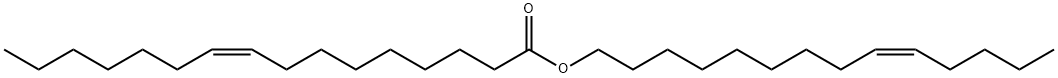 9-Hexadecenoic acid, (9Z)-9-tetradecen-1-yl ester, (9Z)- Structure