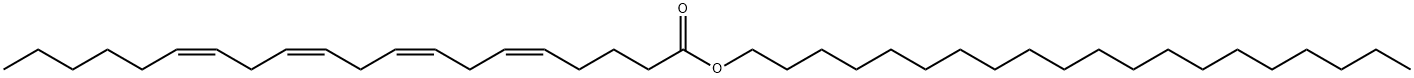 5,8,11,14-Eicosatetraenoic acid, eicosyl ester, (5Z,8Z,11Z,14Z)- Structure