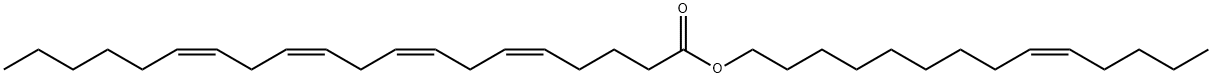 5,8,11,14-Eicosatetraenoic acid, (9Z)-9-tetradecen-1-yl ester, (5Z,8Z,11Z,14Z)- Structure