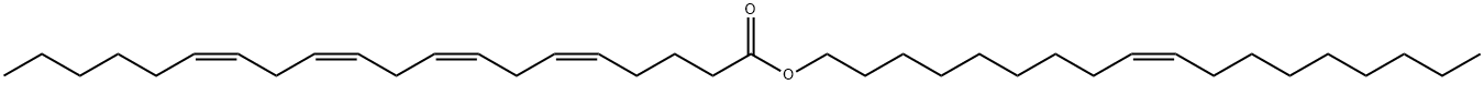 5,8,11,14-Eicosatetraenoic acid, (9Z)-9-octadecen-1-yl ester, (5Z,8Z,11Z,14Z)- Structure