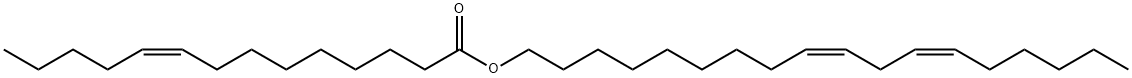 9-Tetradecenoic acid, (9Z,12Z)-9,12-octadecadien-1-yl ester, (9Z)- Structure