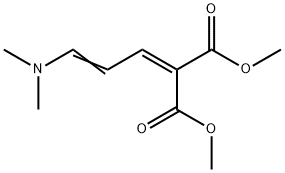 Propanedioic acid, 2-[3-(dimethylamino)-2-propen-1-ylidene]-, 1,3-dimethyl ester Structure