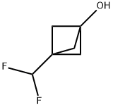 Bicyclo[1.1.1]pentan-1-ol, 3-(difluoromethyl)- Structure