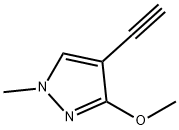 1H-Pyrazole, 4-ethynyl-3-methoxy-1-methyl- Structure