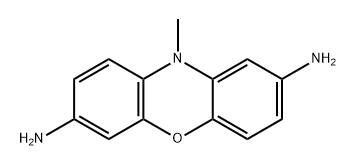 10H-Phenoxazine-2,7-diamine, 10-methyl- Structure