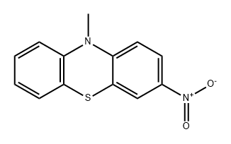 10H-Phenothiazine, 10-methyl-3-nitro- Structure