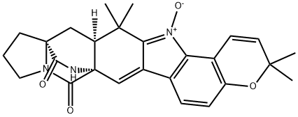 8H,10H-7a,12a-(Iminomethano)indolizino[6,7-h]pyrano[3,2-a]carbazole-8,16-dione, 3,11,12,13,13a,14-hexahydro-3,3,14,14-tetramethyl-, 15-oxide, (7aS,12aS,13aS)- Structure