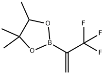 1,3,2-Dioxaborolane, 4,4,5-trimethyl-2-[1-(trifluoromethyl)ethenyl]- Structure