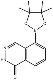 1(2H)-Phthalazinone, 5-(4,4,5,5-tetramethyl-1,3,2-dioxaborolan-2-yl)- 구조식 이미지