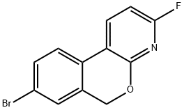 8-Bromo-3-fluoro-6H-[2]benzopyrano[3,4-b]pyridine Structure