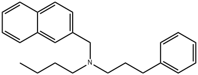 2-Naphthalenemethanamine, N-butyl-N-(3-phenylpropyl)- Structure