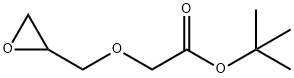 Acetic acid, 2-(2-oxiranylmethoxy)-, 1,1-dimethylethyl ester Structure