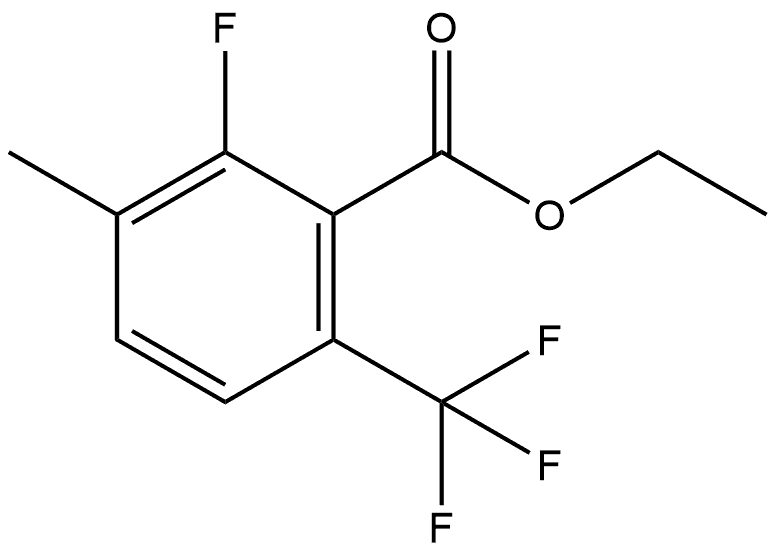 Ethyl 2-fluoro-3-methyl-6-(trifluoromethyl)benzoate Structure