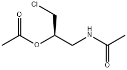 Acetamide, N-[(2R)-2-(acetyloxy)-3-chloropropyl]- Structure