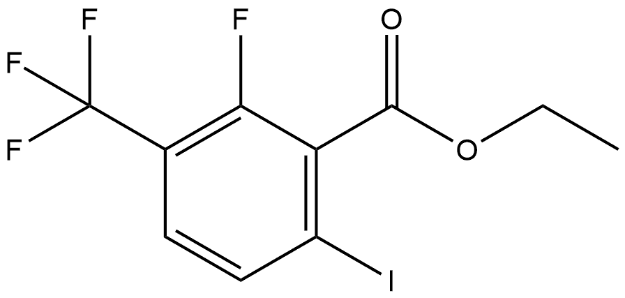 Ethyl 2-fluoro-6-iodo-3-(trifluoromethyl)benzoate 구조식 이미지