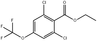 Ethyl 2,6-dichloro-4-(trifluoromethoxy)benzoate Structure