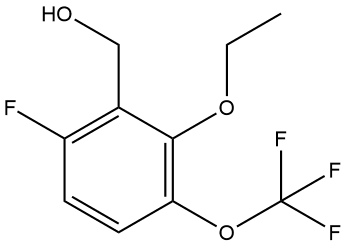 2-Ethoxy-6-fluoro-3-(trifluoromethoxy)benzenemethanol Structure