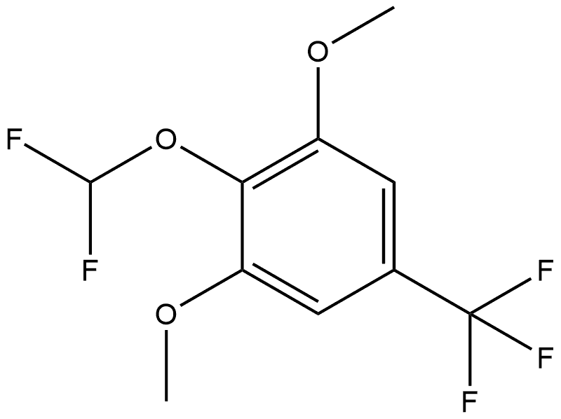 2-(Difluoromethoxy)-1,3-dimethoxy-5-(trifluoromethyl)benzene Structure